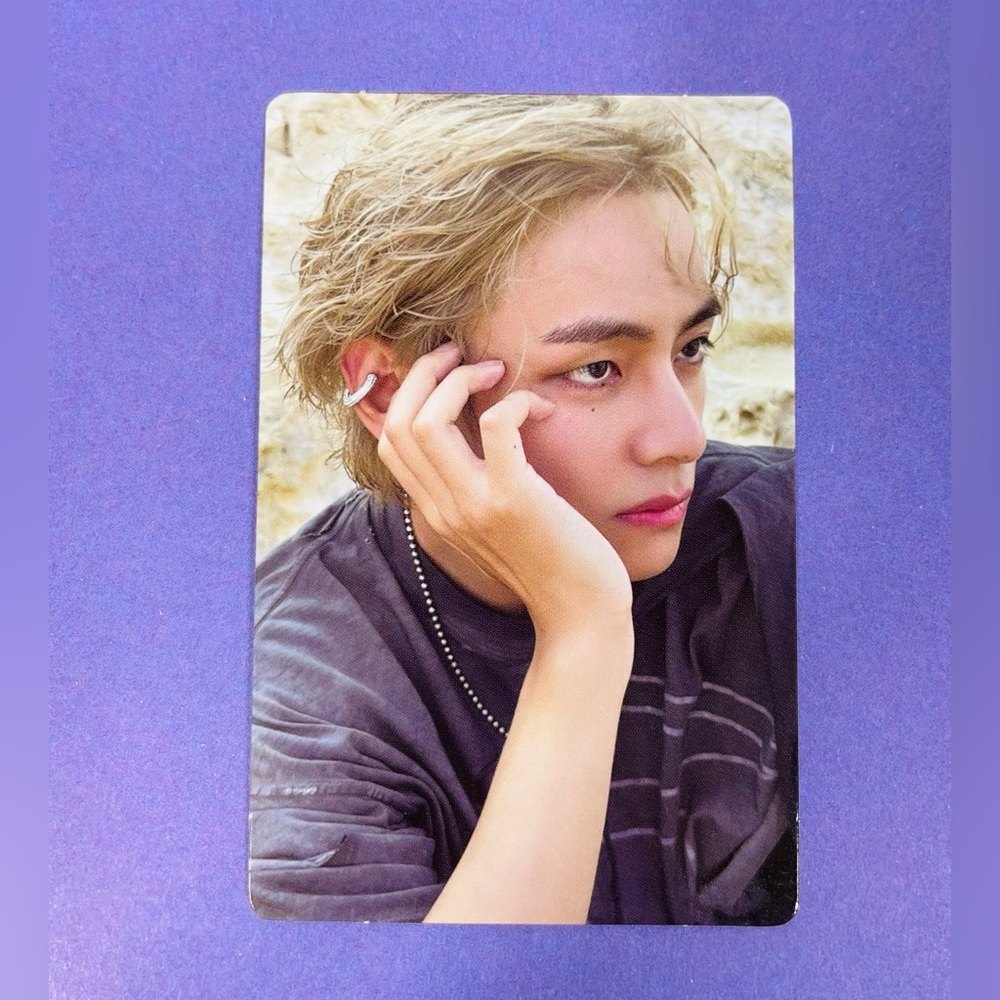 BTS V Kim Taehyung Layover Green Album Version Photocard Target Exclusive